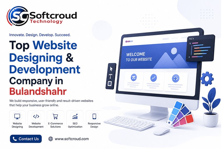 Top Website Design Company in Bulandshahr Softcroud Technology